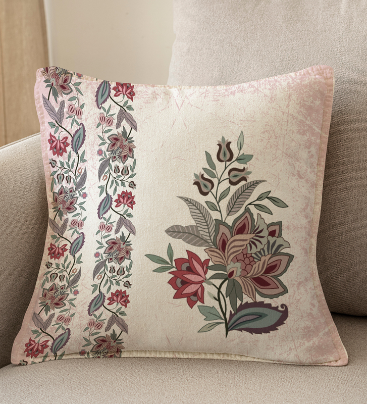 Chintz Mix Designer Velvet Cushion Cover