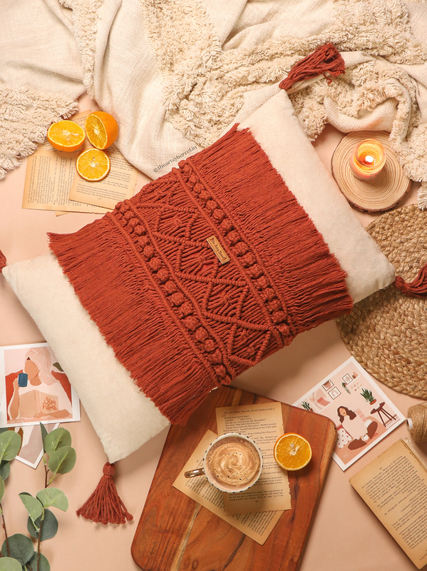 Boho Tasselled Pillow Sleeve