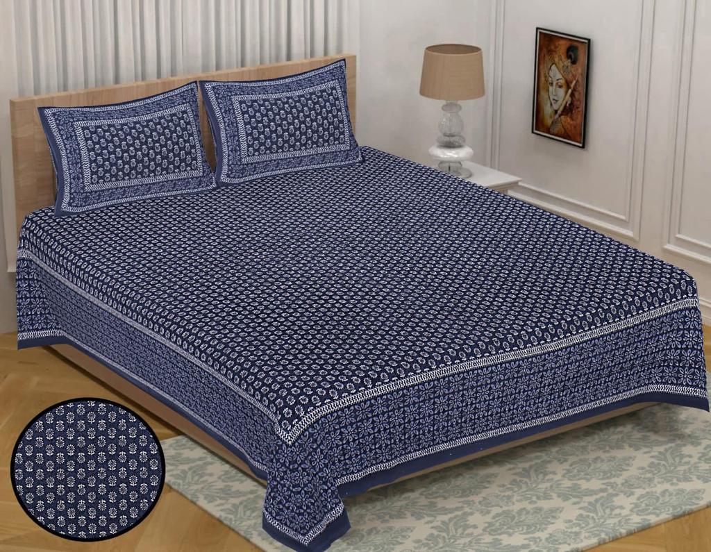 Bedsheets King Size with Pillow Covers (Elite 018