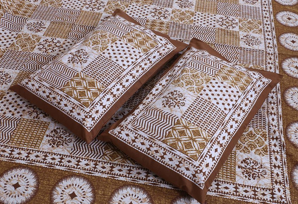 Bedsheets King Size with Pillow Covers (Princess 021